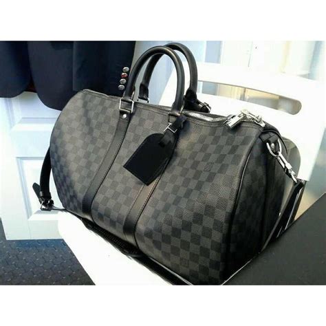 louis vuitton black and white tote|Louis Vuitton black checkered bag.